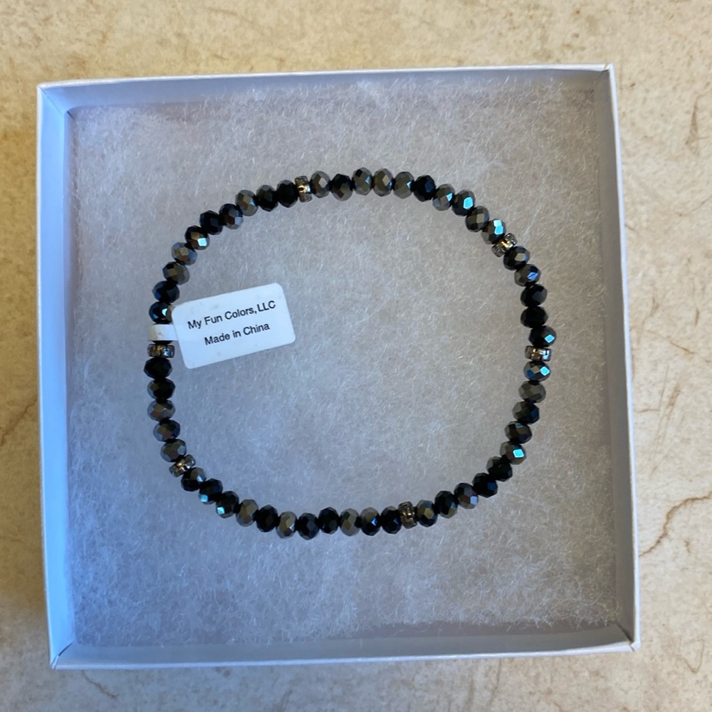 NWT ‘Midnight Sparkle’ Beaded Bracelet